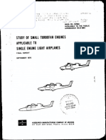 Study of Small Turbofan Engines Applicable To Single-Engine Light Airplanes