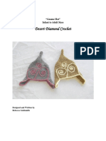 Desert Diamond Crochet - 014 - Gnome Swirl Hat Infant - Adults (C) (NEW)