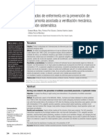 Cuidados de Enfermeria en La Prevencion de La Neumonia Asociada A Ventilacion Mecanica - Revision Sistematica 2006