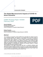 Global Economic Impacts of COVID-19 Scenarios