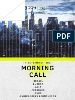 Morning Call 17/09: Ibovespa em queda com incertezas no Brasil