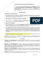 Contrato de Prestacion de Servicios Legales