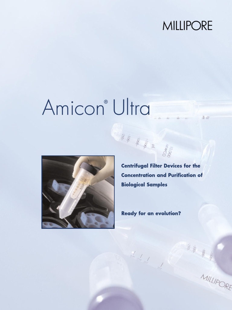 AMICON Ultra Centrifuge Devices PDF Centrifuge Water