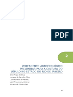 Zoneamento Agroecologico Preliminar para A Cultura Do Lupulo 2022