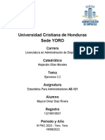UC de Honduras - Estadística AE-121 - Ejercicios 3.2