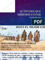 Actitudes Que Debemos Evitar