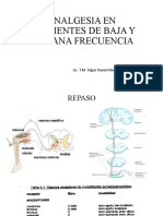 Analgesia en Corrientes de Baja y Mediana Frecuencia