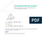 Soal Dimensi Tiga