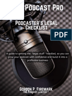 Podcasters Legal Checklist