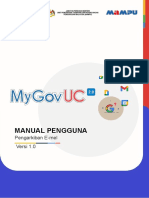 Manual Pengarkiban E-Mel MyGovUC 2.0 Versi 1.0