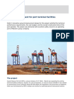 Ground Improvement For Port Terminal Facilities