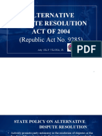 02 Alternative Dispute Resolution Act