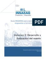 Guia para Ejercicios de Respuesta a Terremotos Volumen II - Desarrollo y Evaluacion del Evento - SP