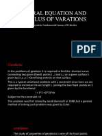 Calculus of Varations PPT (Recovered)