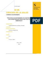 Proceso de enfermería en gestante con preeclampsia