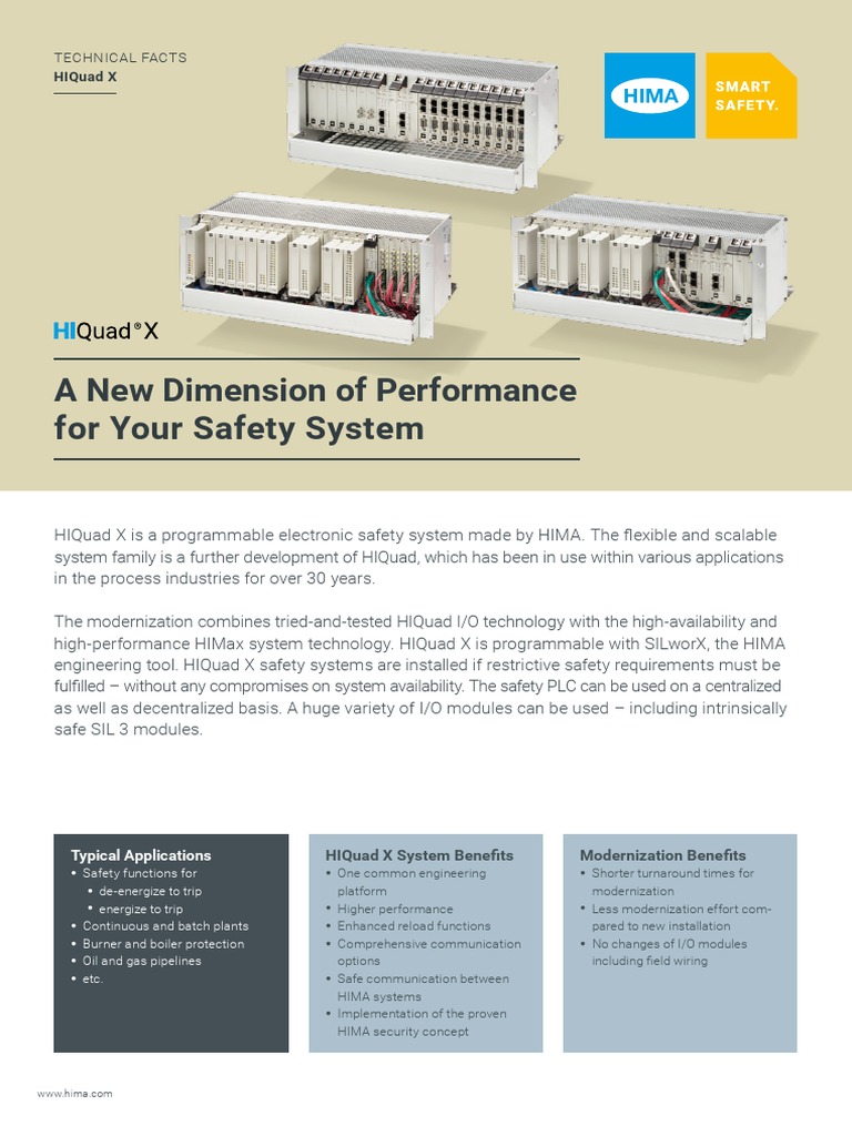 Technical Facts HIQuad X PU00012692 Download Free PDF Programmable