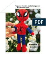 Paso A Paso Pequeno Hombre Arana Amigurumi PDF Patron Gratis