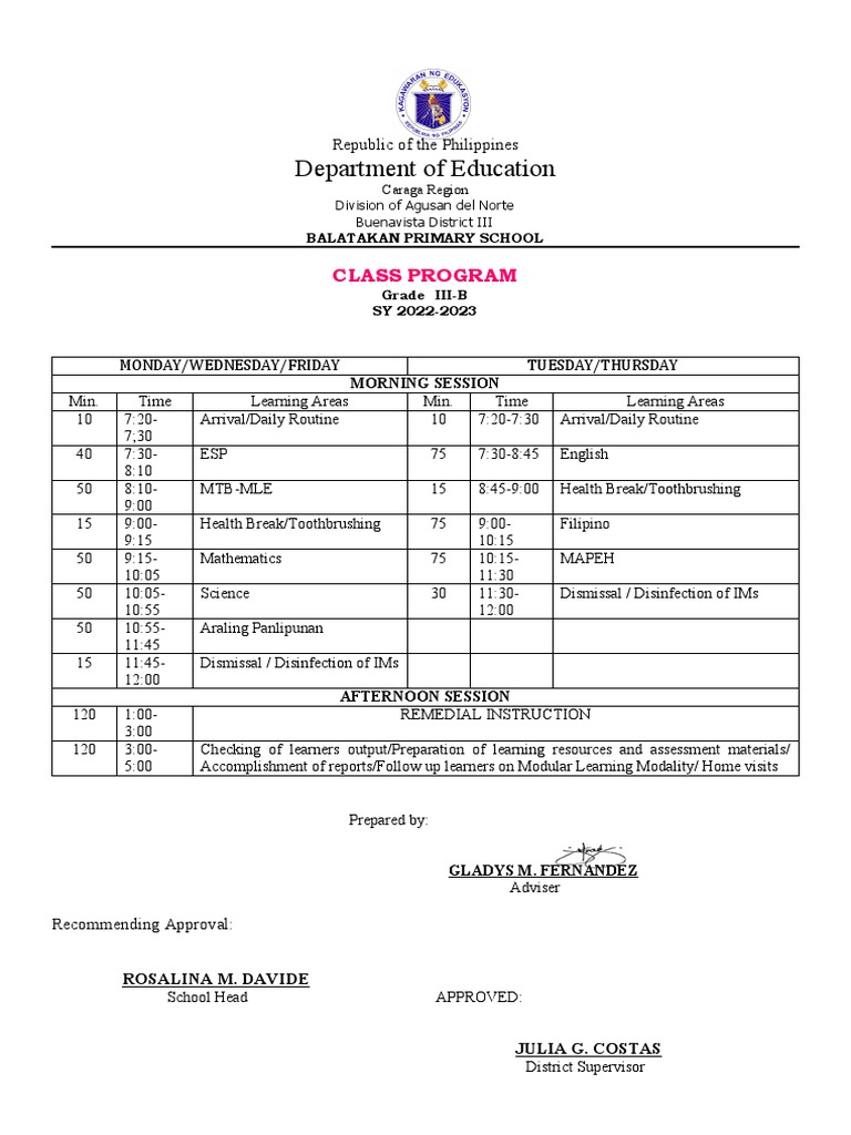 class-program-grade-3-pdf-cognition-behavior-modification