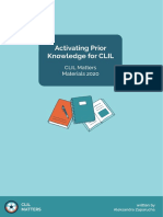 Activating Prior Knowledge CLIL Matters Materials 2 2020-1