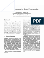 Analogical Reasoning For Logic Programming: Recognition, Elab-Oration, Evaluation, Consolidation, As
