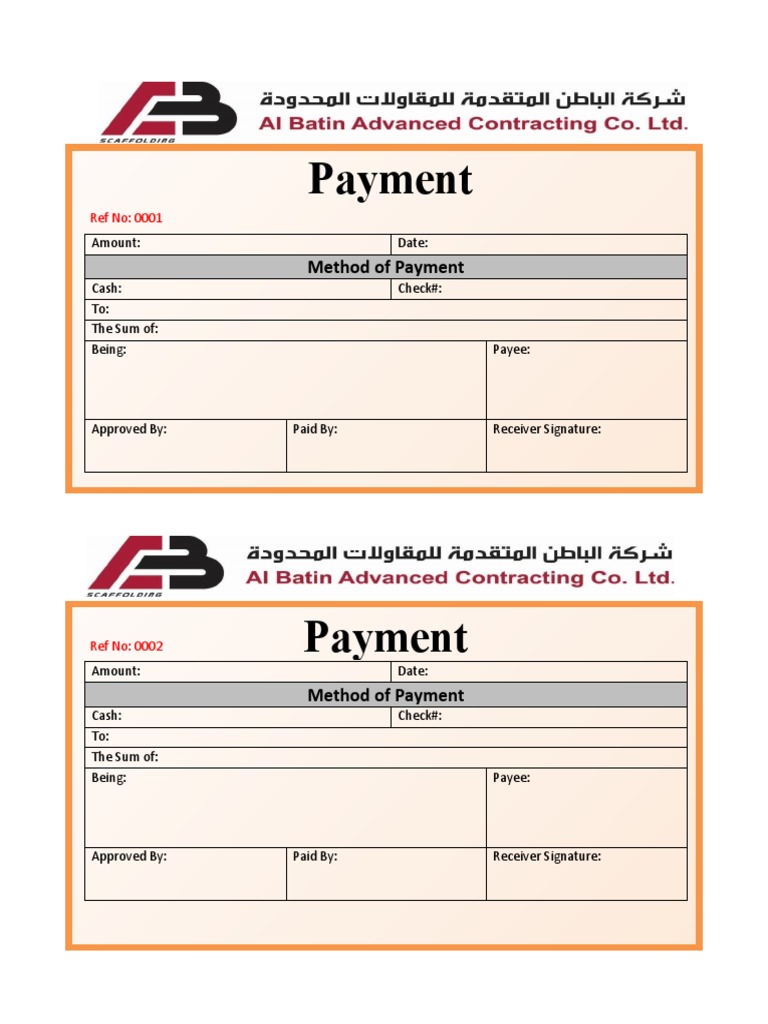 Payment Voucher Template 2 | PDF