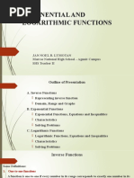 Exponential and Logarithmic Functions 1