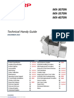 Technical Handy Guide: MX-3070N MX-3570N MX-4070N