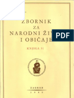 Zbornik Za Narodni Zivot I Obicaje Juznih Slavena Knjiga 51