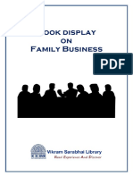 A Book Display On Family Business Book