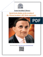 Books Display On Vikram Sarabhai 100th Birthday