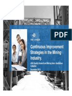 Continuous Improvement Strategies in The Mining Industries