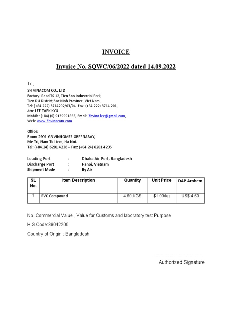 Inv & PL | PDF