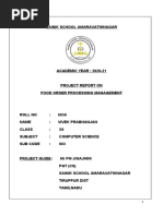 6058 Food Order Processing Management