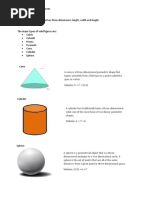 Understanding Solid Figures in Geometry | PDF | Shape | Rectangle