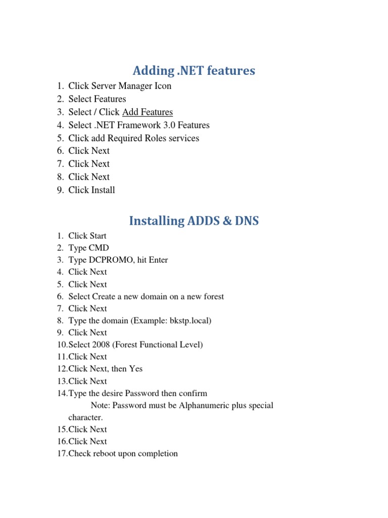 A Comprehensive Guide to Configuring a Windows Server Domain from Start 