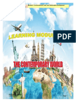 Module 8 - The Contemporary World