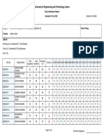 Section Attendance Report - A