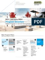 Program Structure - MBA - FT - Fromm23 - Final