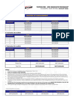 Tuition Fee UPH Graduate Admissions Intake August 2022 - MM