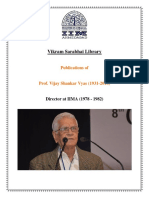 Display of Books of Professor Vijay Shankar Vyas