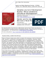 Canadian Journal of Development Studies / Revue Canadienne D'études Du Développement