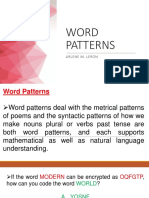 Word Patterns