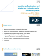 4.1 Identity Authentication and Blockchain Technologies For Maritime Systems HAHN