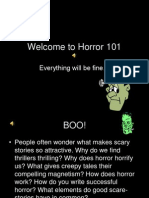 Welcome To Horror 101