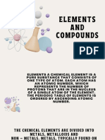 Elements and Compounds