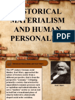 Historical Materialism and Human Personality17