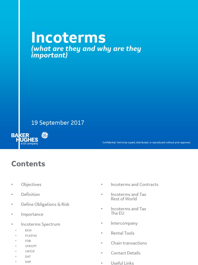 Incoterms Explained: What They Are And Why They Are Useful – MLIFG