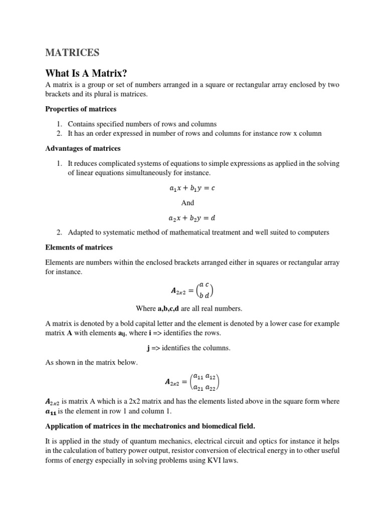 Advanced engineering mathematics pdf matrix mathematics determinant