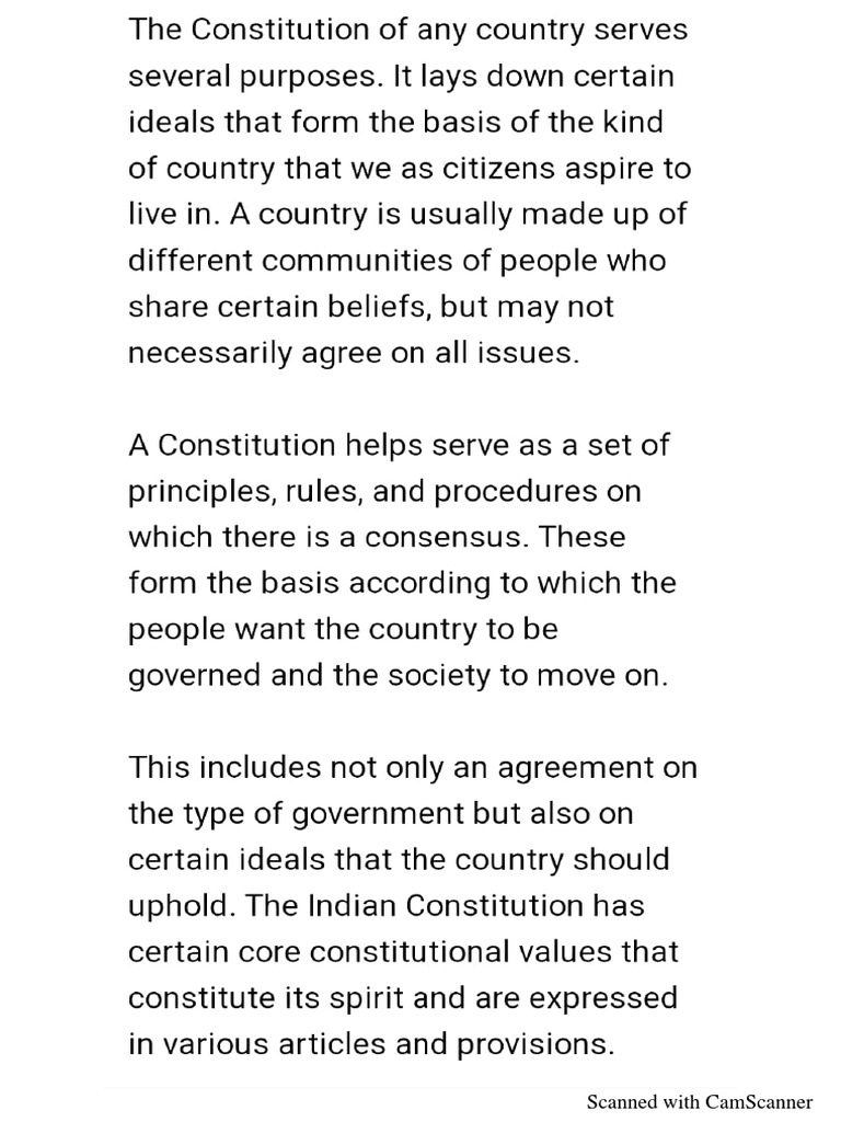 Constitutional Value PDF