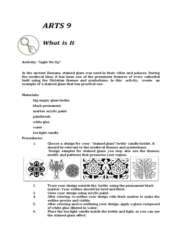 Mapeh Performance Task Download Free Pdf Glasses Sculpture